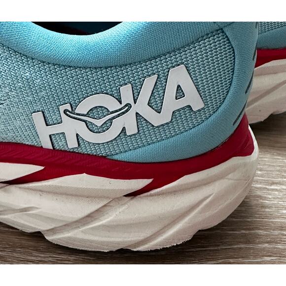 Hoka|One One Clifton 8|Teal/Orange|SZ 9‎ - Picture 4 of 11